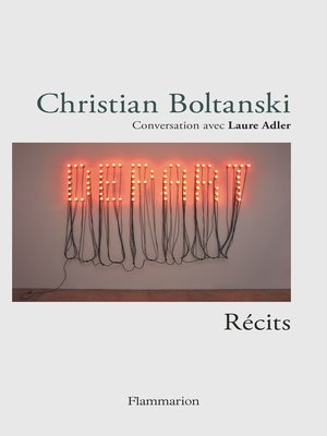 cover image of Christian Boltanski--Récits
